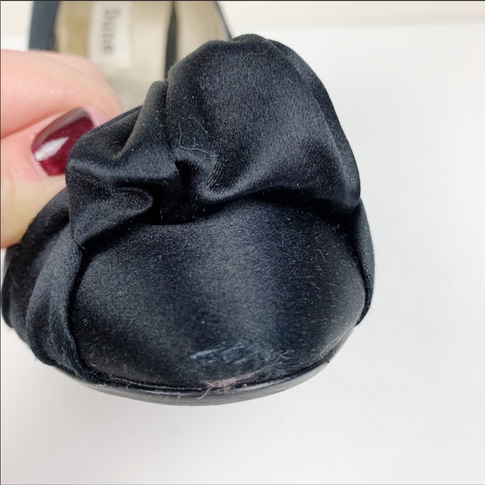 Dune Black Satin Dress Heels 6.5  C29 g3 - Picture 8 of 8
